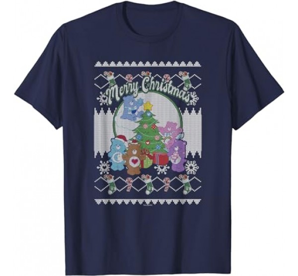 Care Bears Christmas Vintage Ugly Sweater Stocking Stuffers T -Shirt Care Bears Christmas Vintage Ugly Sweater Stocking Stuffers T -Shirt